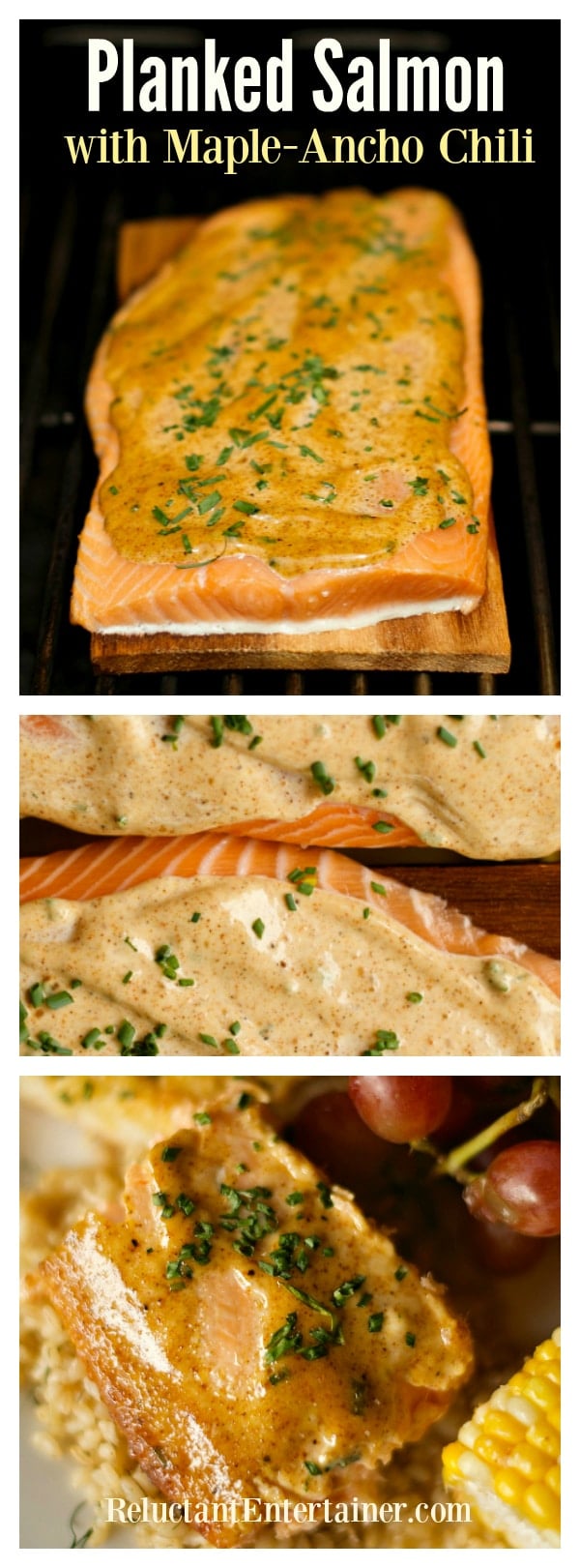 Planked Salmon with MapleAncho Chili