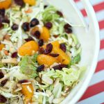 Orange Cranberry Summer Slaw Salad