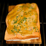 Cedar Planked Salmon with Maple-Ancho Chili Recipe