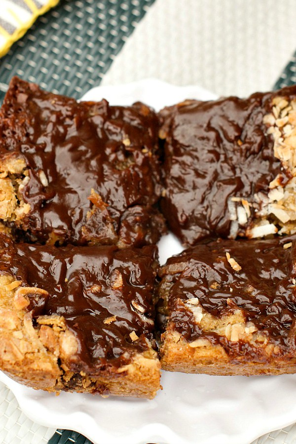 Chocolate Chip Coconut Fudge Brownies