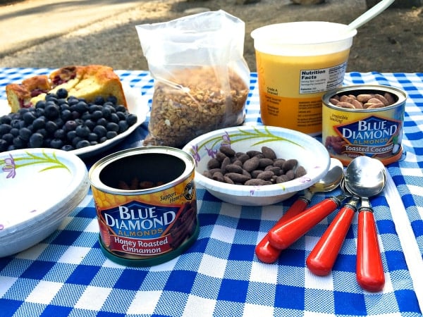 Greek Yogurt Waffles with Blue Diamond Almonds