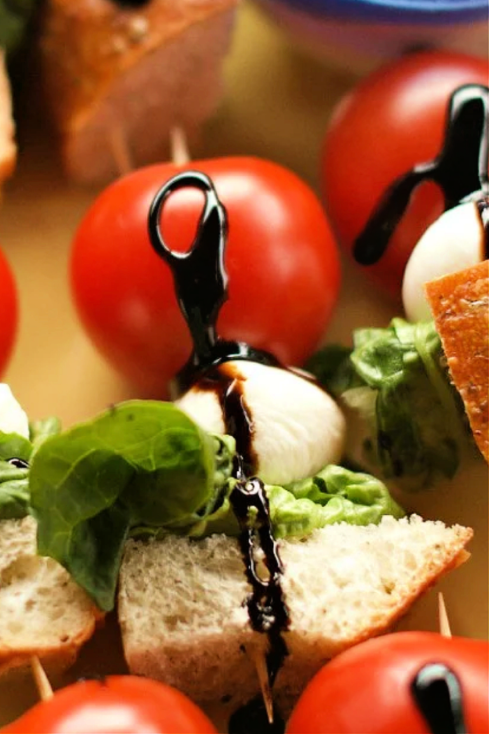 a Caprese Salad Skewer