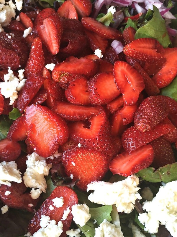 Strawberry Green Salad