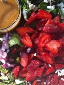 Strawberry Green Salad