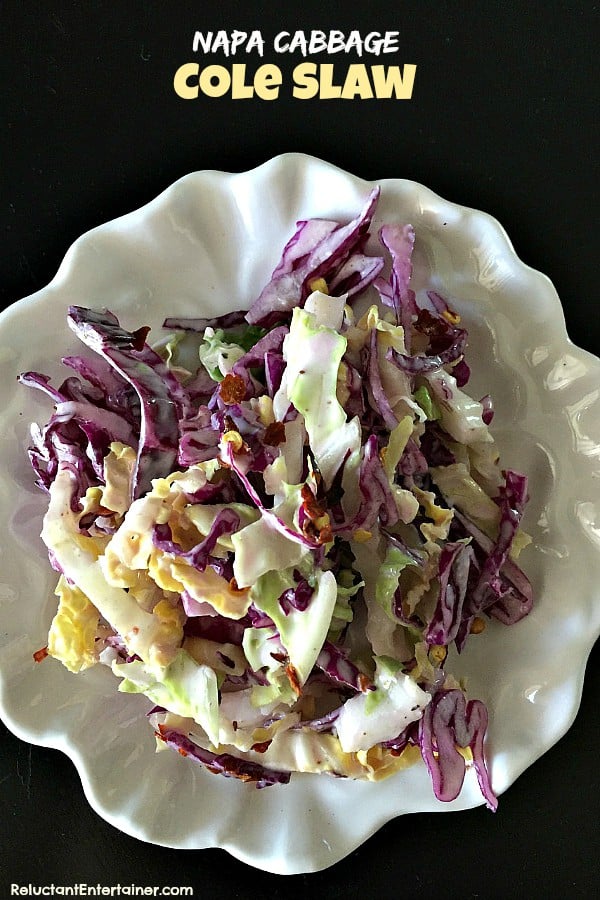 Napa Cabbage Cole Slaw