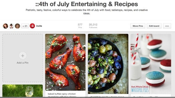 RE Fourth of July Pinterest Board