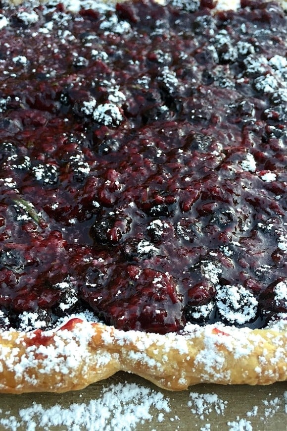 Fresh Berry Tart with Rosemary | ReluctantEntertainer.com