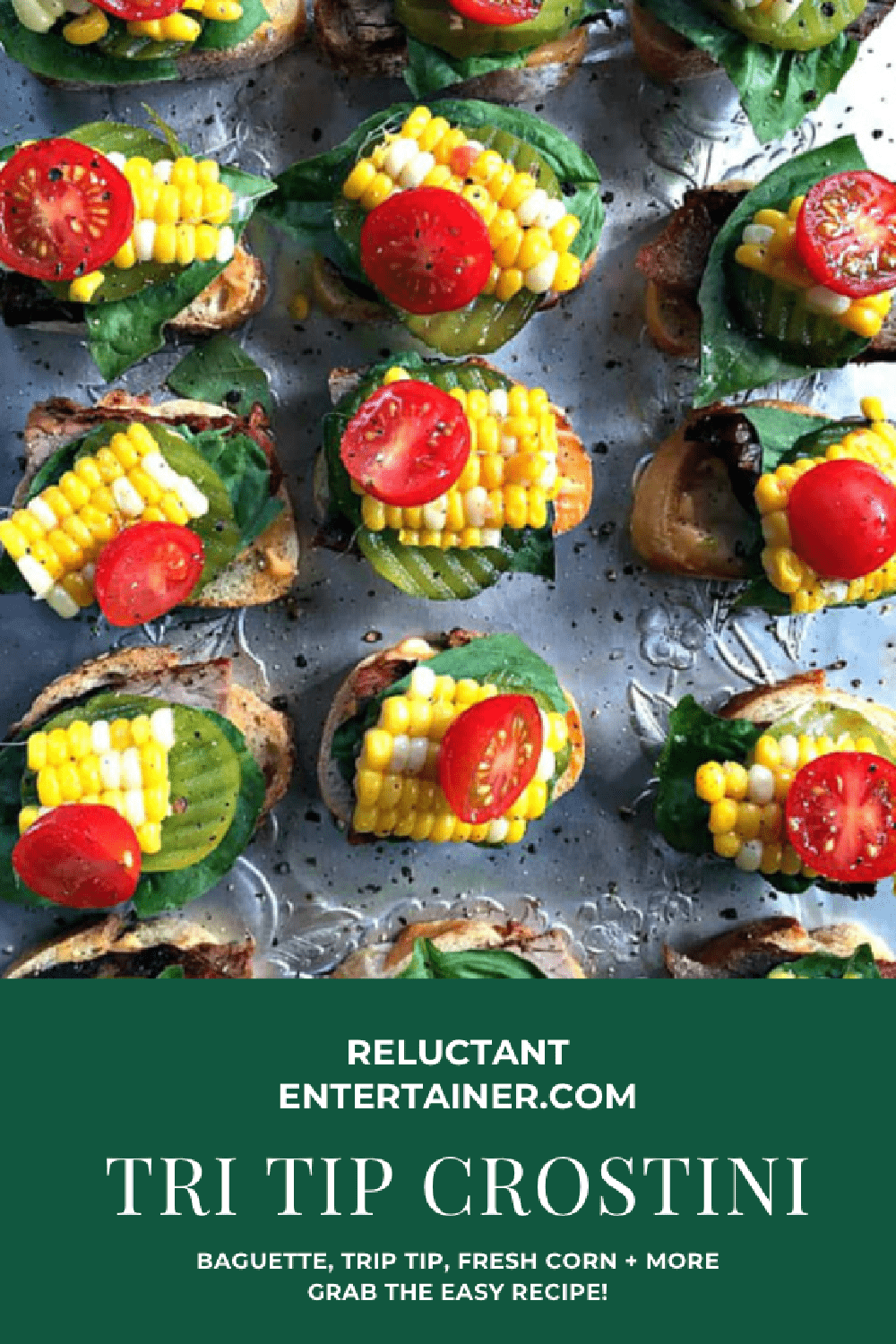 Tri Tip Crostini Appetizer Recipe Reluctant Entertainer