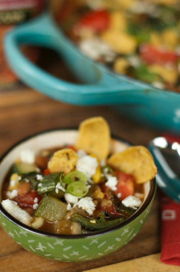  Vegetarian Zucchini Corn Chili | ReluctantEntertainer.com