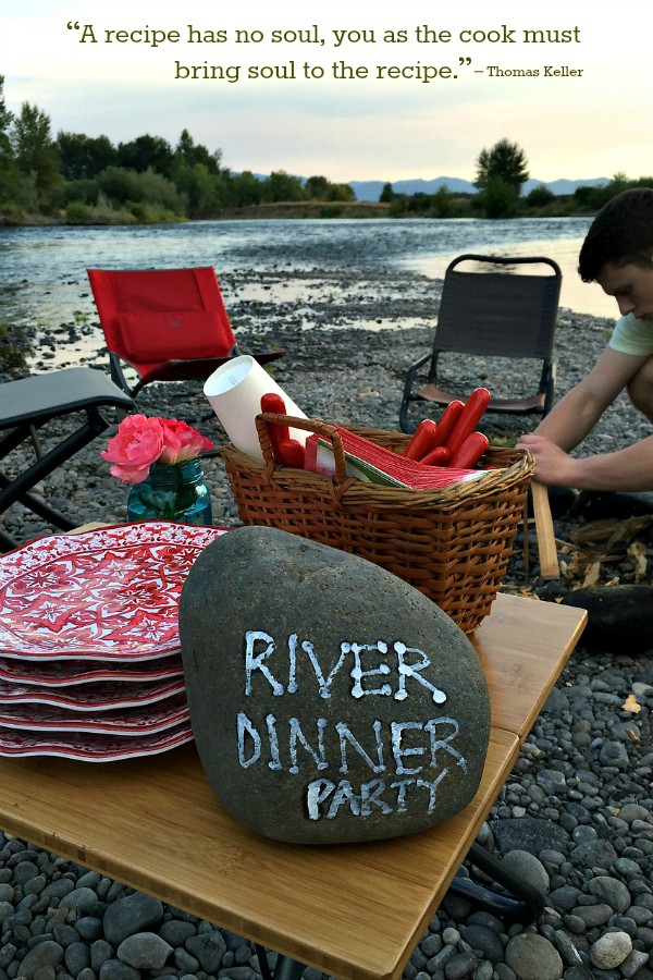 River Dinner Party | ReluctantEntertainer.com
