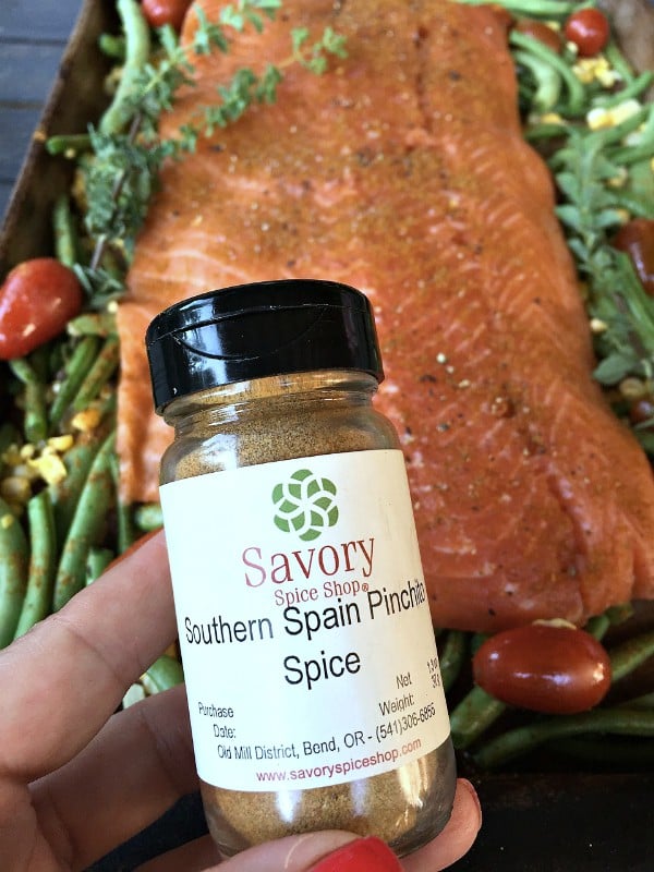 Roasted Salmon & Succotash | ReluctantEntertainer.com