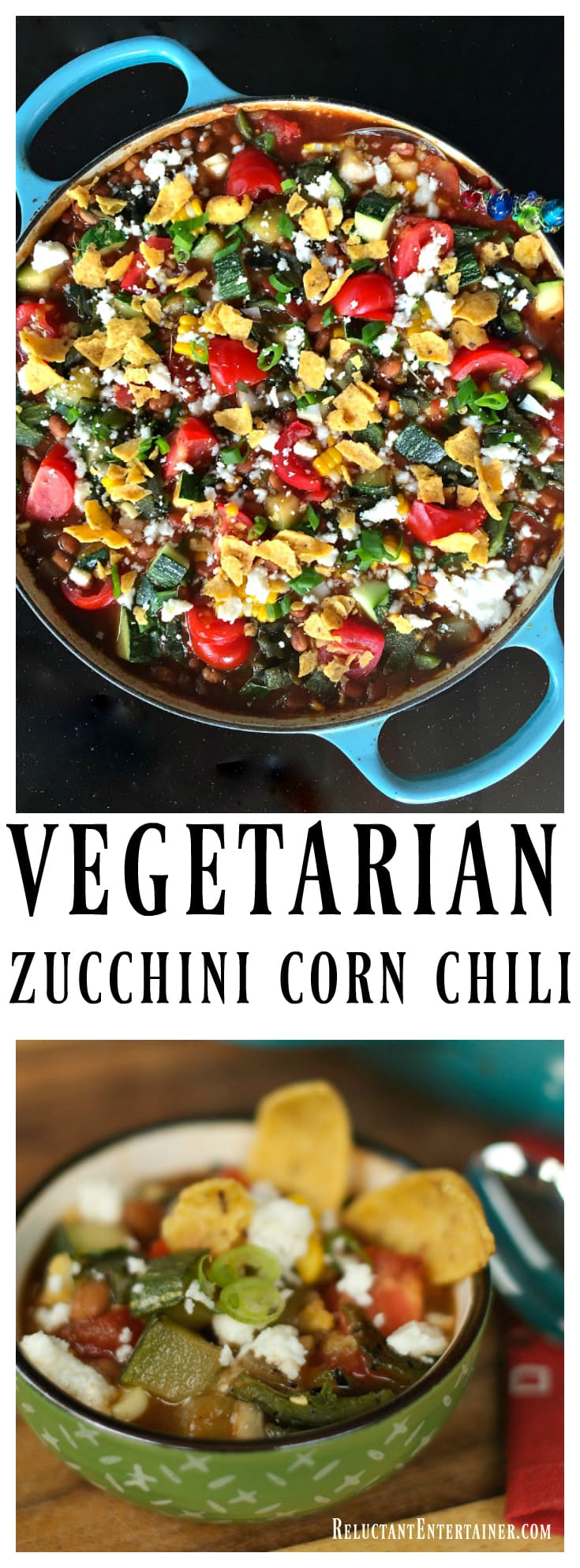 Vegetarian Zucchini Corn Chili