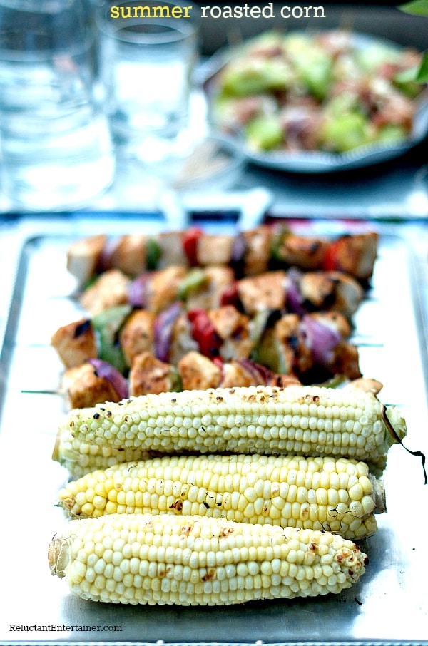 Summer Roasted Corn | ReluctantEntertainer.com