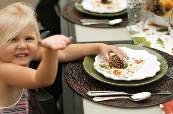 Setting the Table with Safflowers | ReluctantEntertainer.com