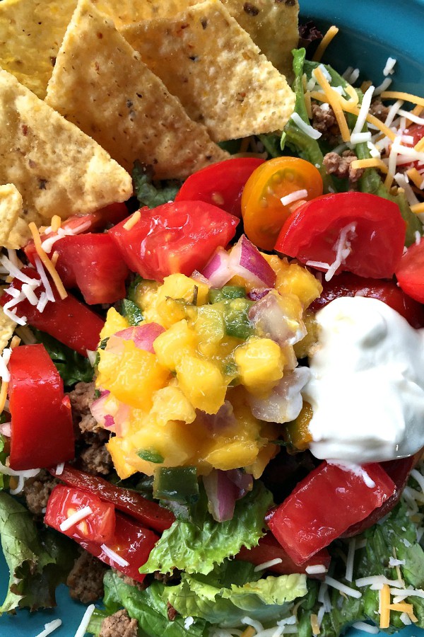 Summer Night Quick Taco Salad With Mango Salsa Recipe 8926