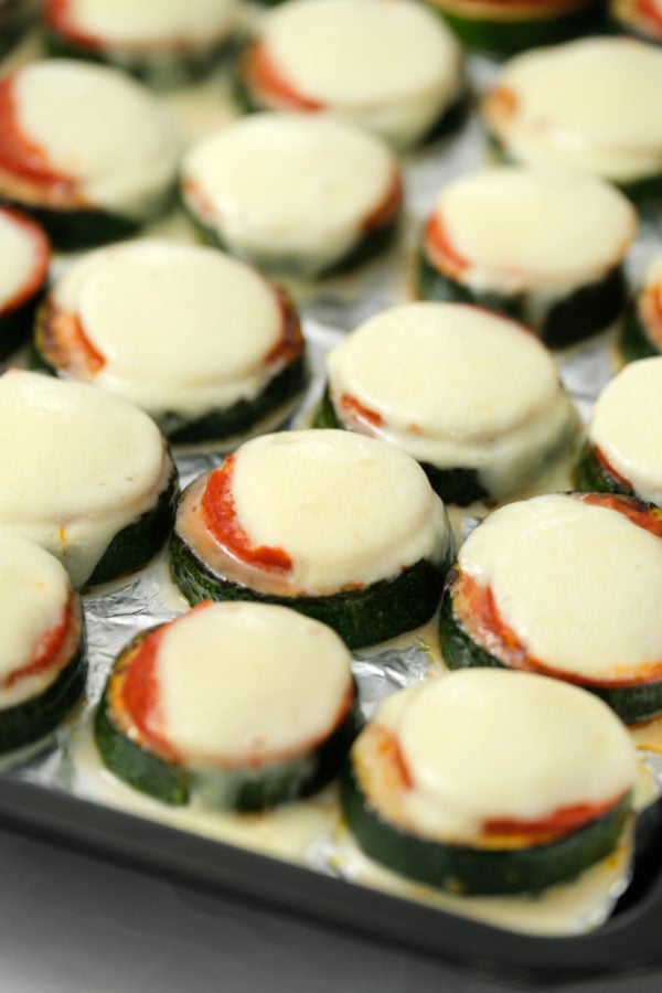 zucchini pizza bites