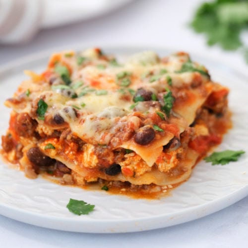 Mexican Lasagna Skillet Casserole - 31 Daily