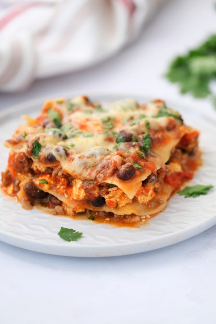 SKILLET Mexican Lasagna Recipe - Reluctant Entertainer