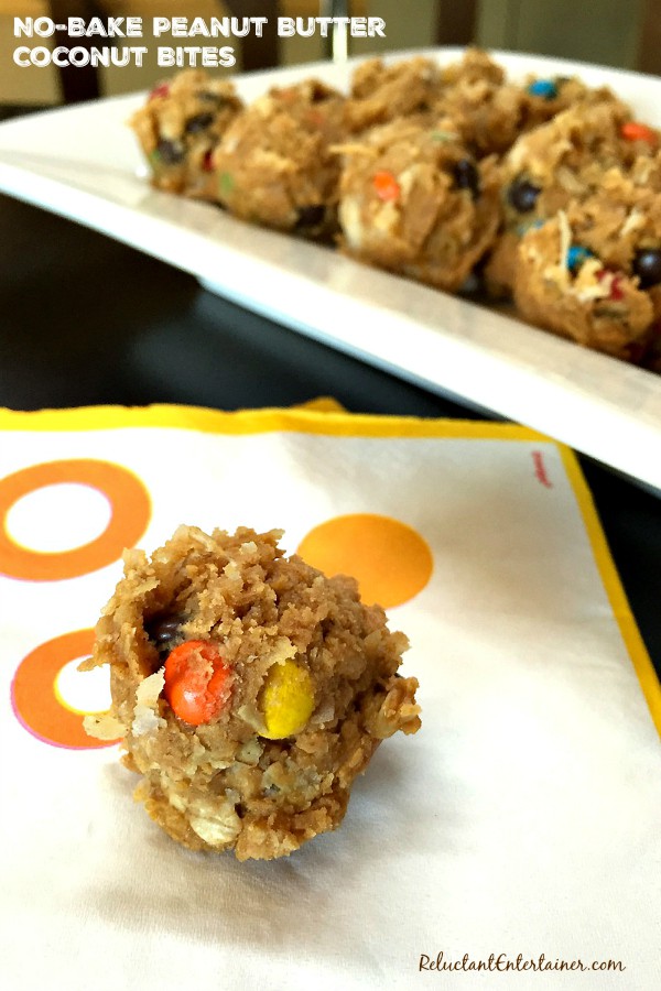 No-Bake Peanut Butter Coconut Cookies