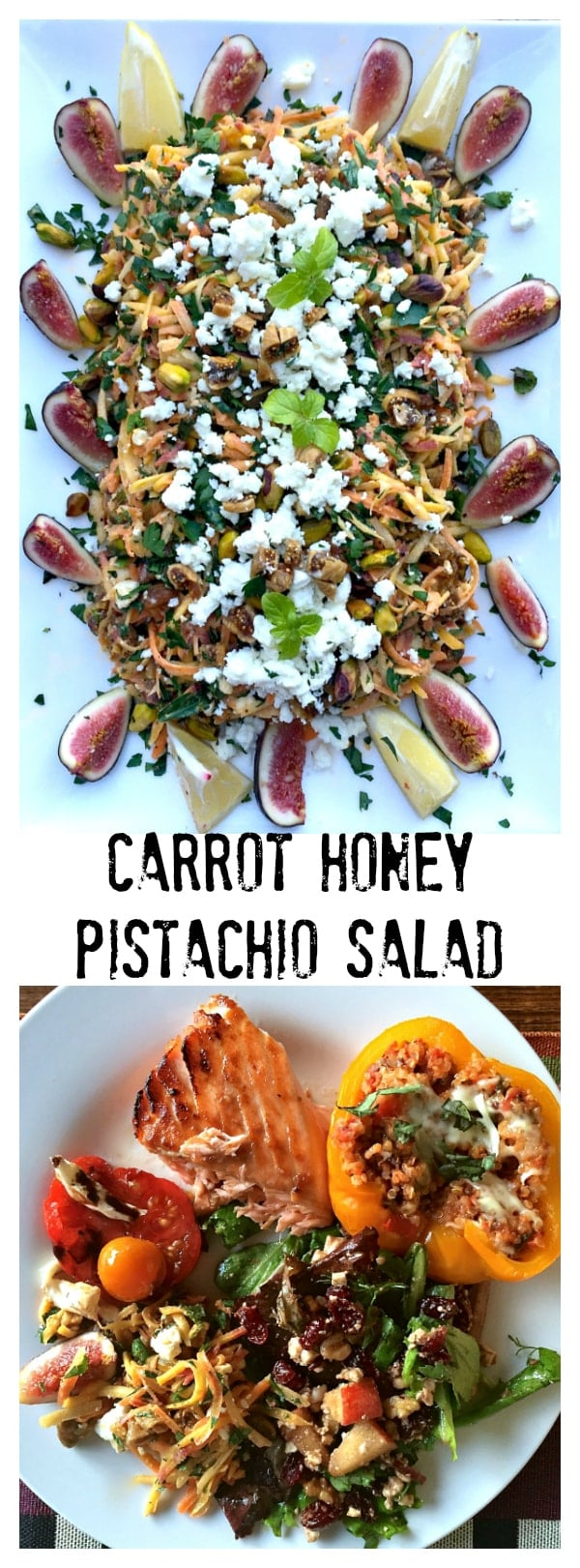 Carrot Honey Pistachio Salad