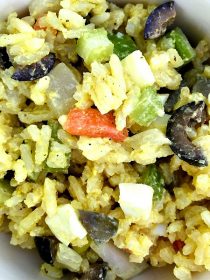 Golden Rice Salad | ReluctantEntertainer.com