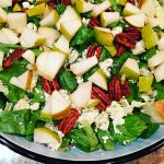 Pear Blue Cheese Salad | Reluctant Entertainer.com