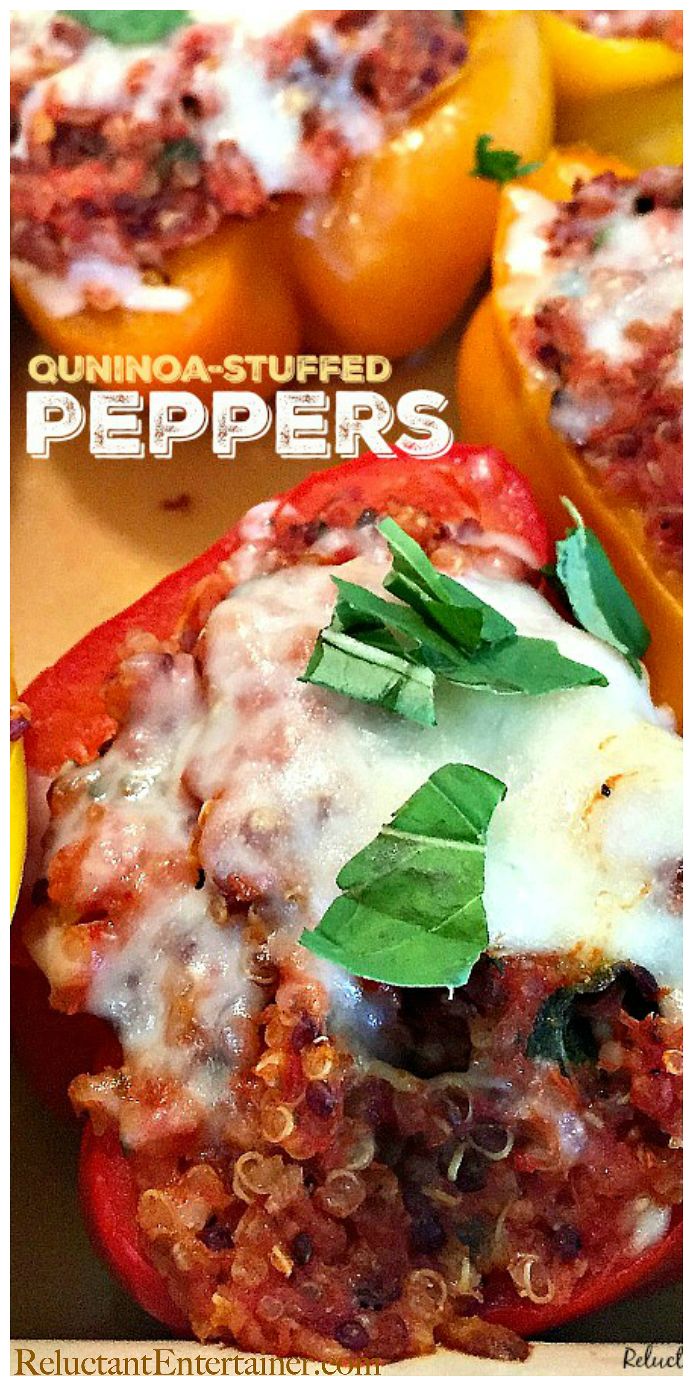 Skinnytaste's Quinoa-Stuffed Peppers - Reluctant Entertainer