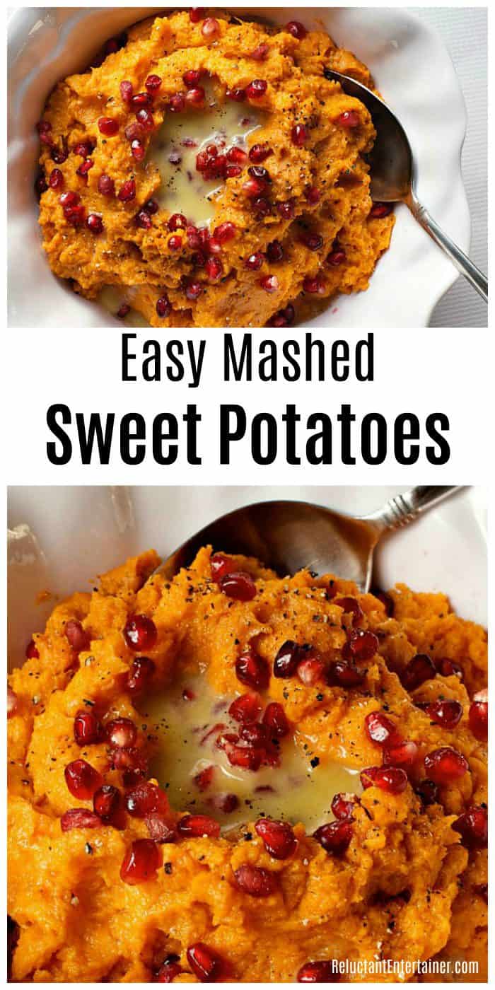 Easy Mashed Sweet Potatoes