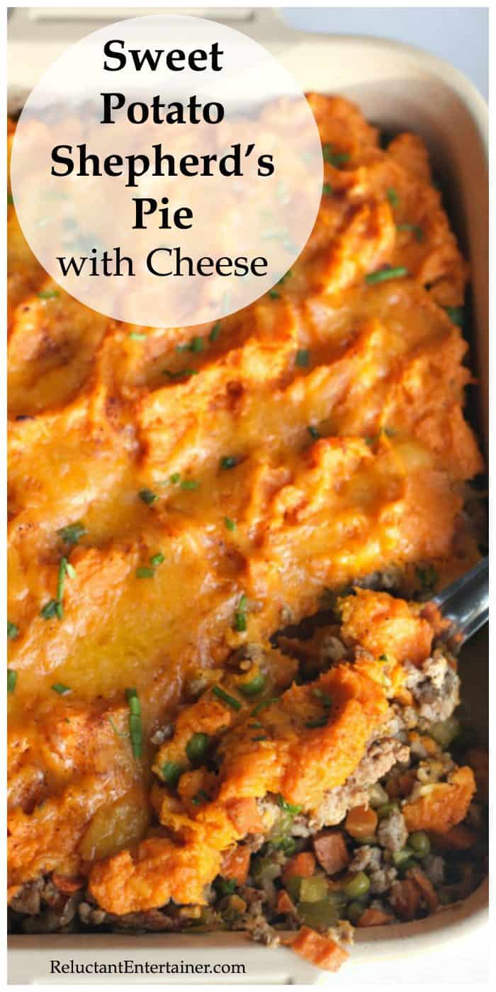 Sweet Potato Shepherd’s Pie with Cheese