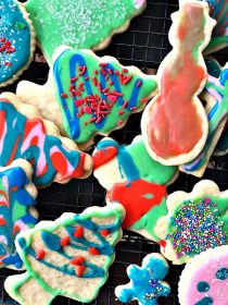 Christmas Frosted Sugar Cookies