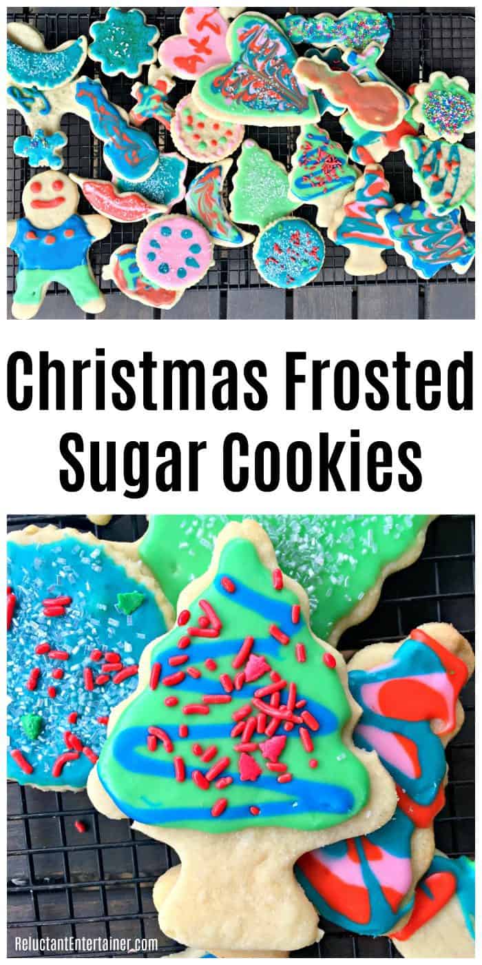 Christmas Frosted Sugar Cookies Recipe