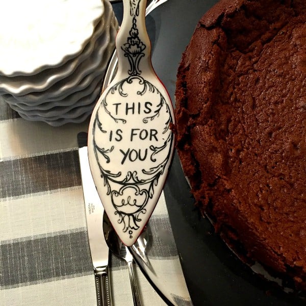 Chocolate Peppermint Flourless Cake