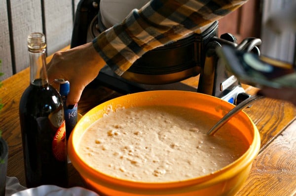 Gluten-Free Buttermilk Waffles with KitchenAid Pro Line Waffle Baker