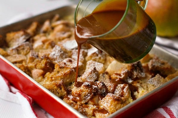 Pear Bread Pudding