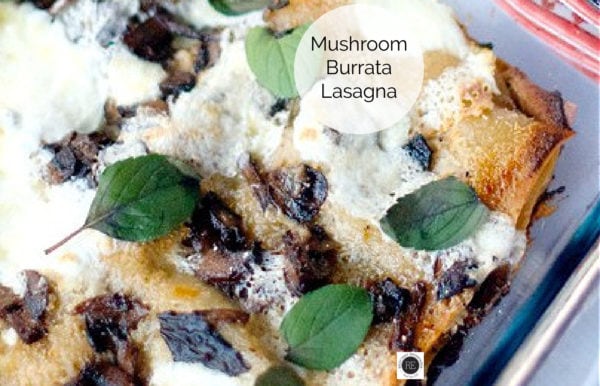 easy mushroom lasagna