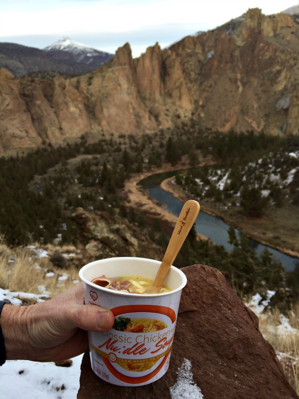 Camping Chicken Noodle Soup - Smith Rock, Bend, OR