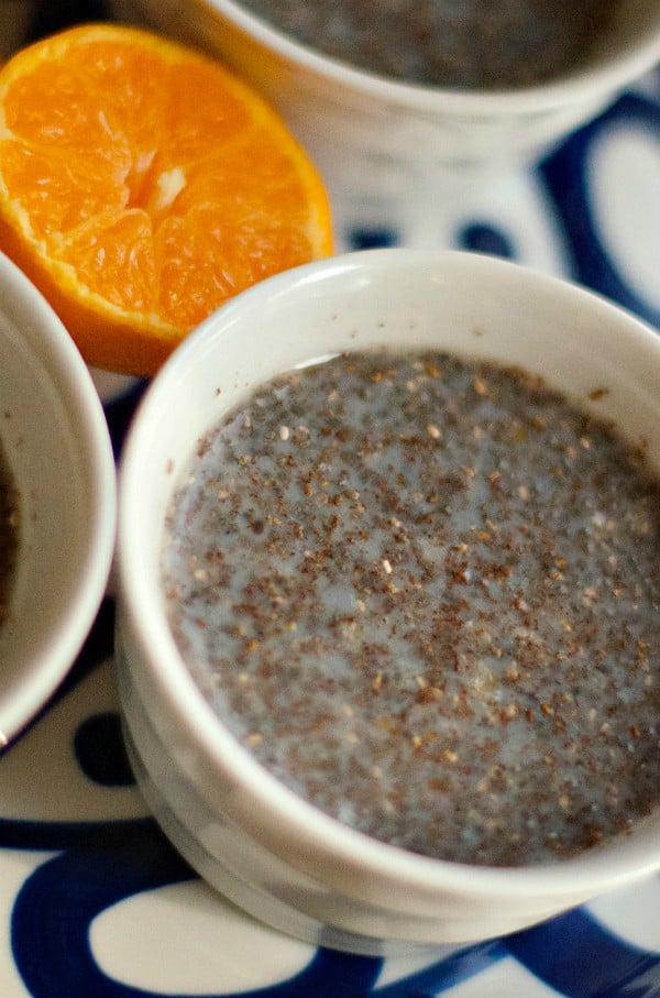 Orange Cinnamon Chia Seed Pudding