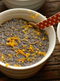 Orange Cinnamon Chia Seed Pudding