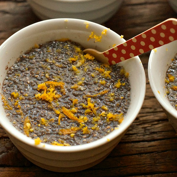 Orange Cinnamon Chia Seed Pudding