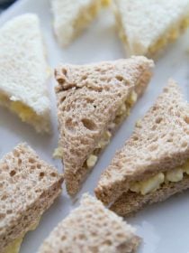 Downton Abbey Egg Salad Tea Sandwiches