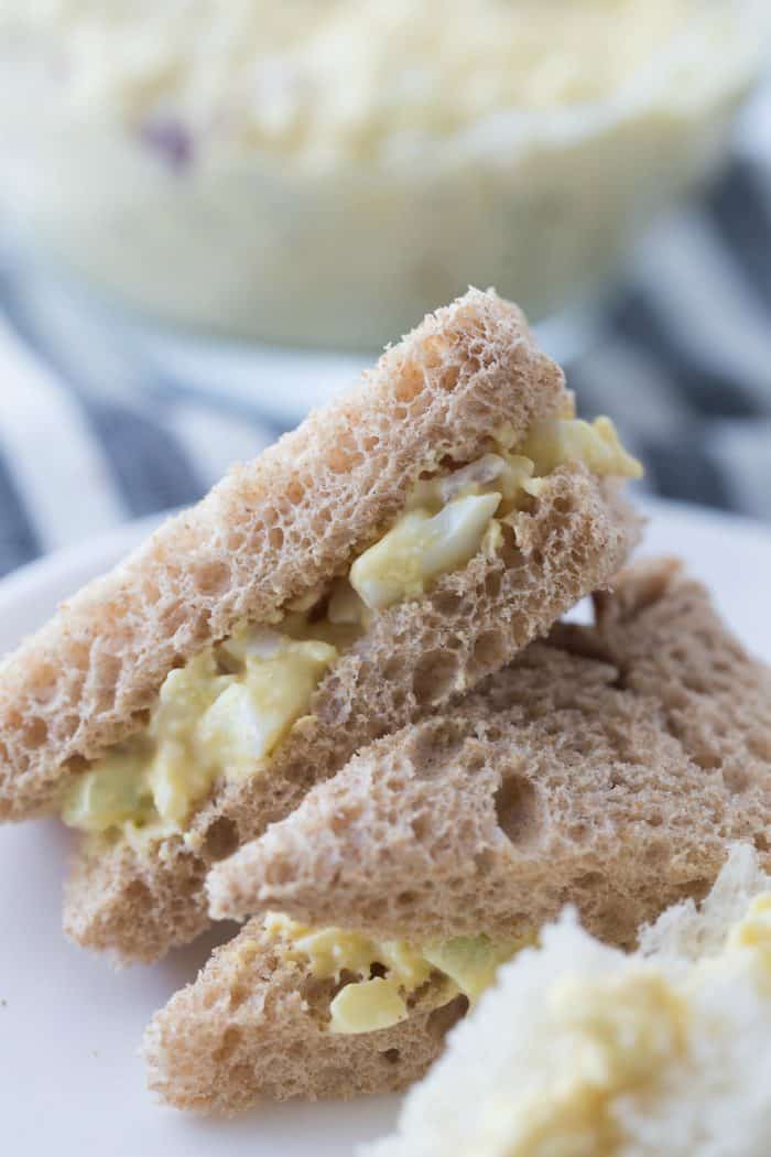 Best Downton Abbey Egg Salad Tea Sandwiches