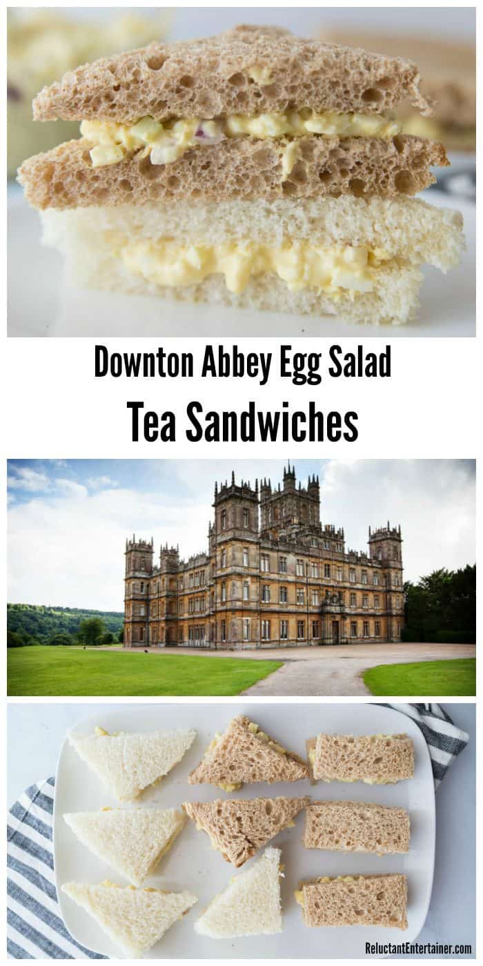 Downton Abbey Egg Salad Tea Sandwiches Recipe