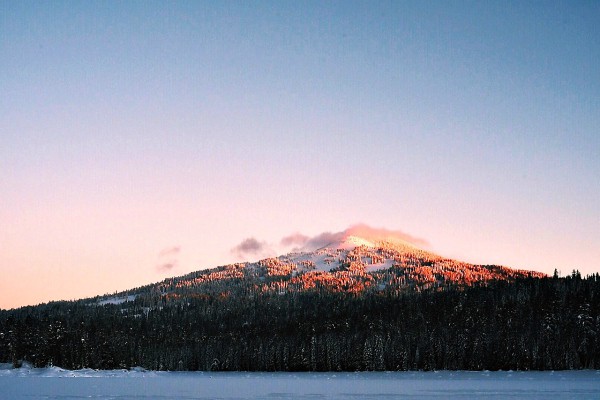 Snowshoeing at Fish Lake