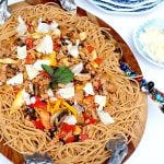 Turkey Mushroom Bolognese - a delicious meal, quick and easy to make for a last minute weeknight dish