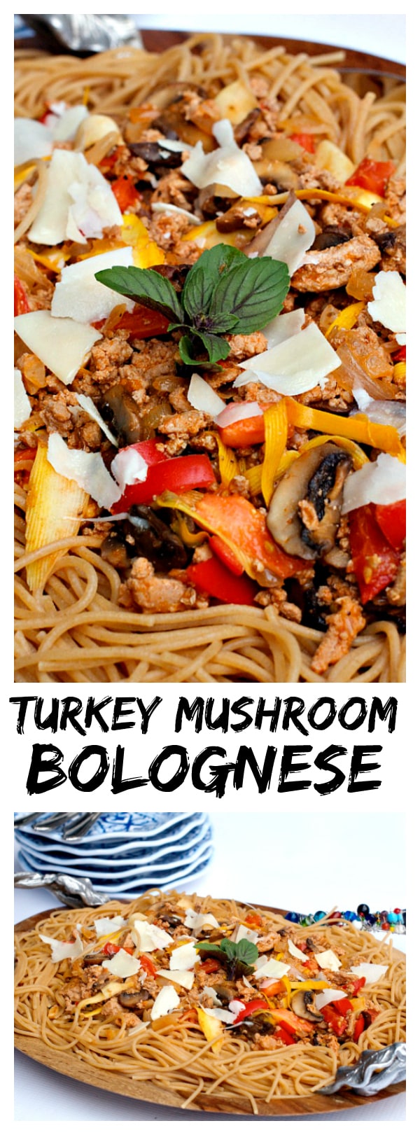 Turkey Mushroom Bolognese