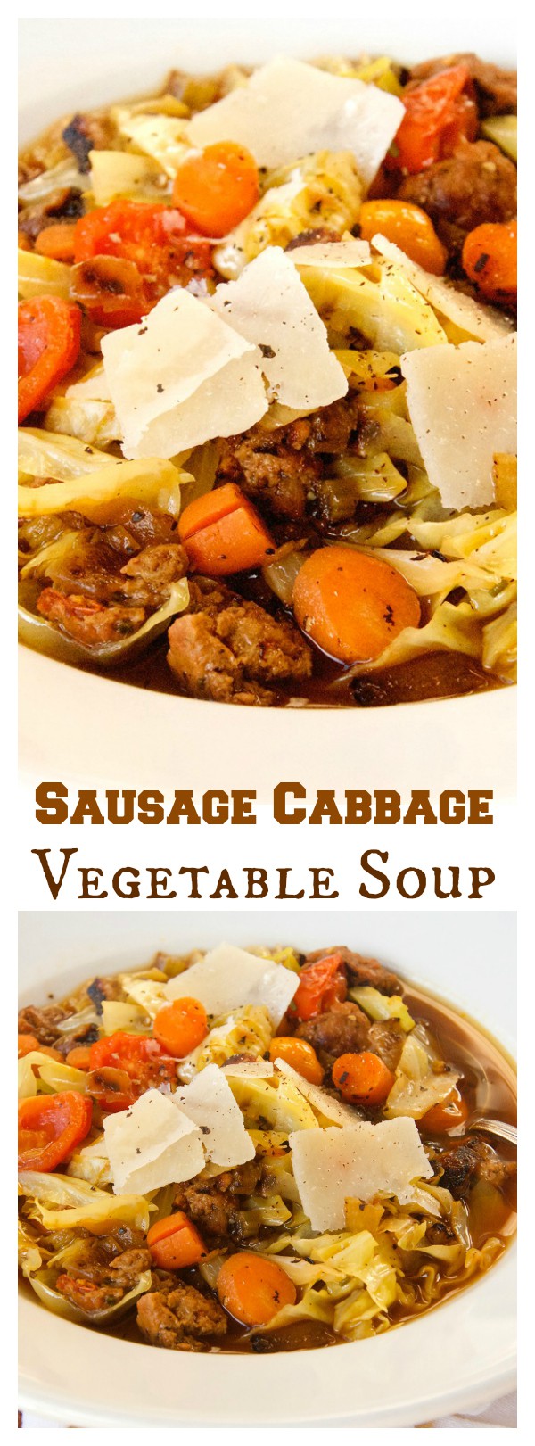 Sausage Cabbage Vegetable Soup