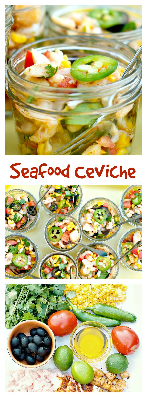 Lighten up entertaining with this fresh, healthy appetizer or salad: Seafood Ceviche