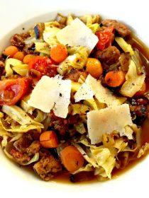 Sausage Cabbage Vegetable Soup