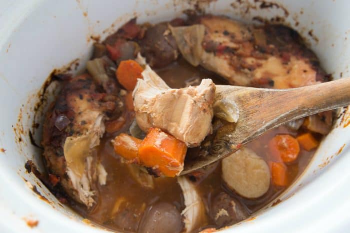 Easy Slow Cooker Chicken Breasts with Carrots and Potatoes Recipe