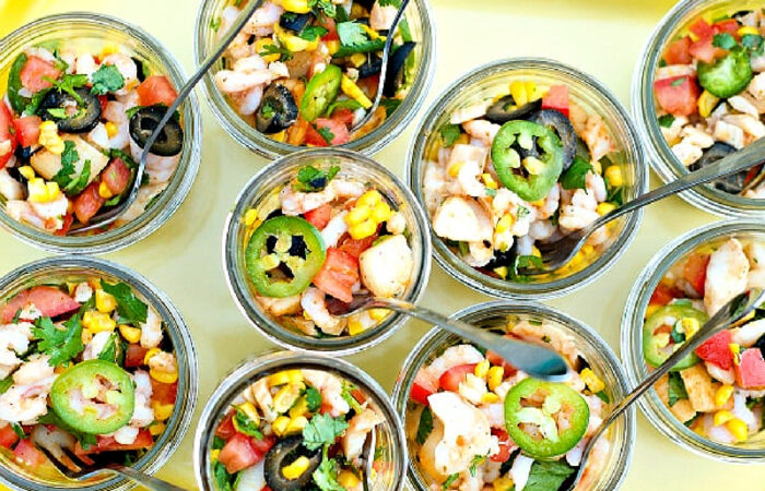 Seafood Ceviche appetizer